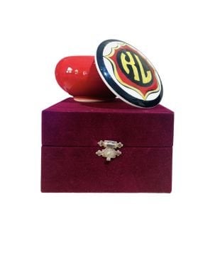 Pudriyel İznik Çini Daire Kutu