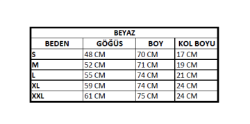 Logolu Tshirt - Beyaz Çap 5cm