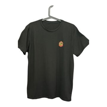 Logolu Tshirt - Siyah Çap 5cm