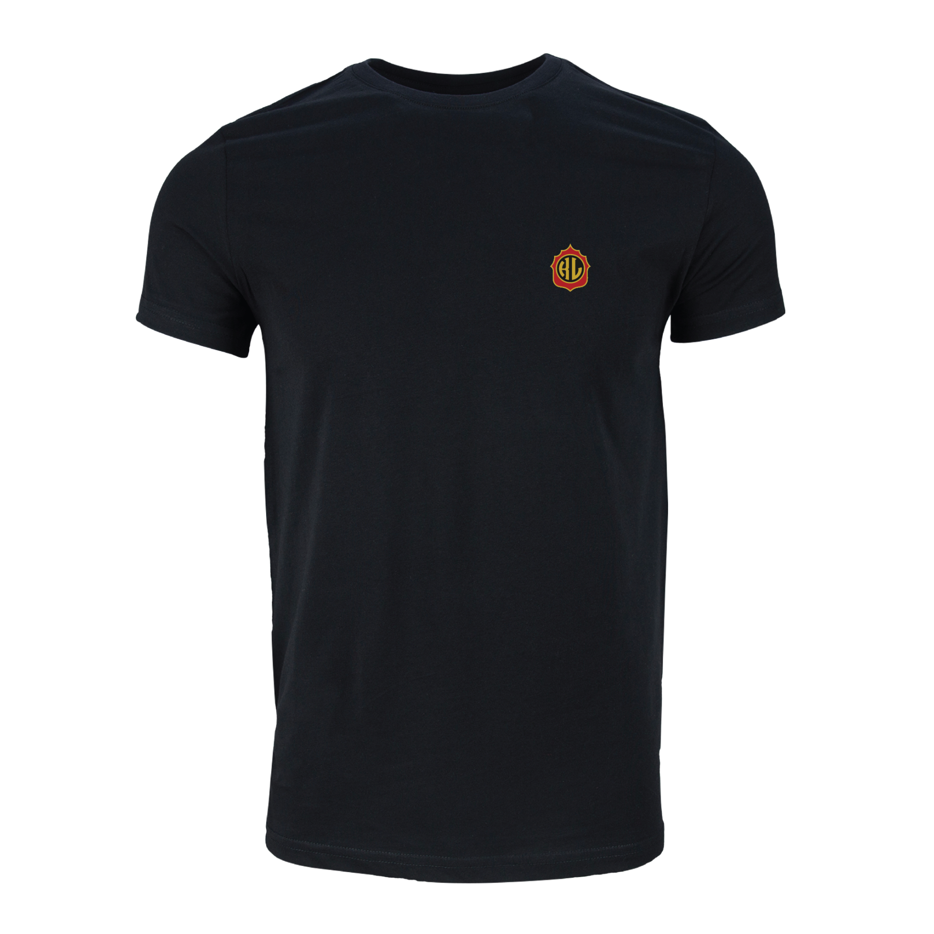 Logolu Tshirt - Siyah Çap 5cm