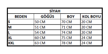 Logolu Tshirt - Siyah Çap 5cm
